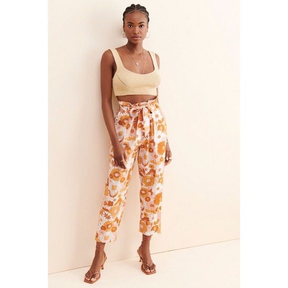 New With TagAntik Batik Paula Paperbag Pant Size M/40